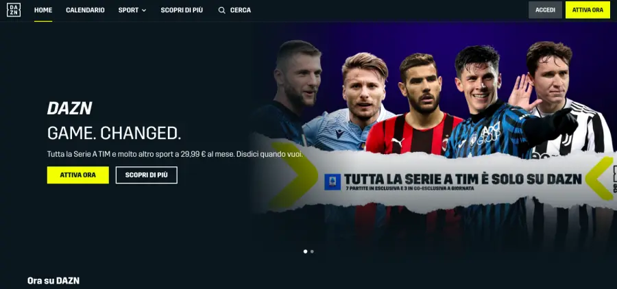 DAZN: le caratteristiche della piattaforma streaming