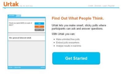 Urtak, creare dei piccoli moduli per i sondaggi da inserire nei siti o blog